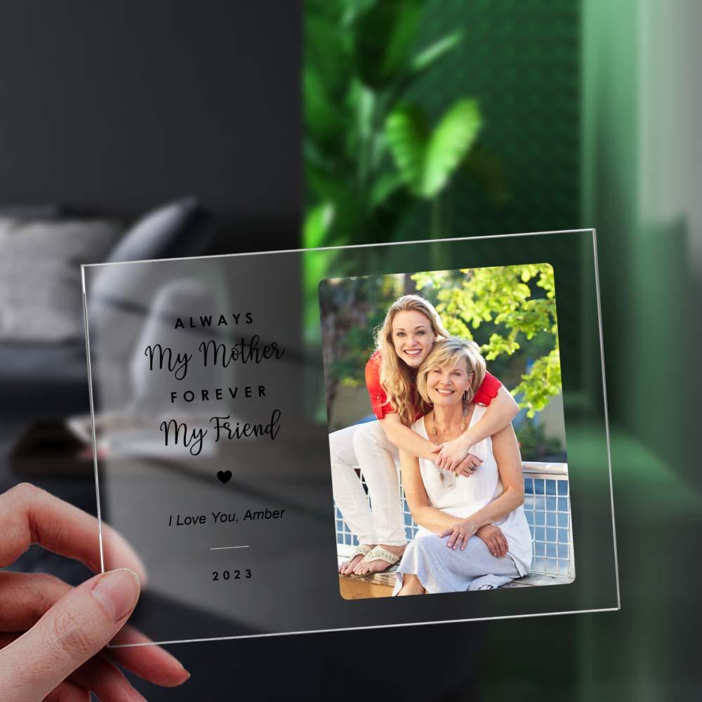Regalos para el Día de la Madre: Regalos con foto personalizados para mamá, placa