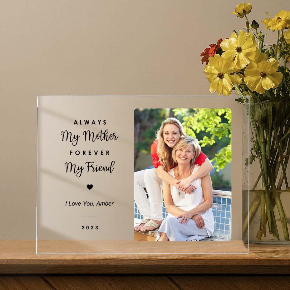 Regalos para el Día de la Madre: Regalos con foto personalizados para mamá, placa
